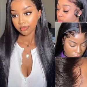 20in 160% Density HD Straight Lace frontal